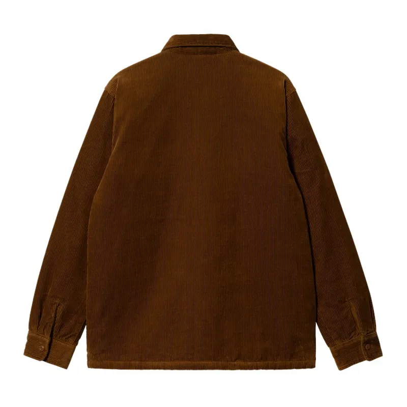Carhartt WIP Whitsome Shirt Jac - Deep H Brown-1